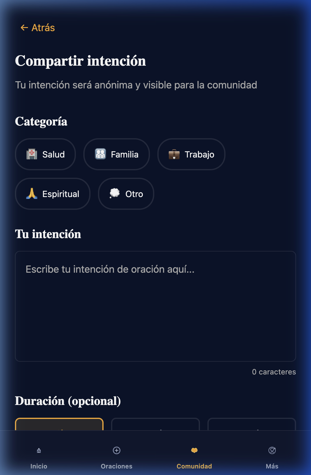 Comunidad de oración en Jessya