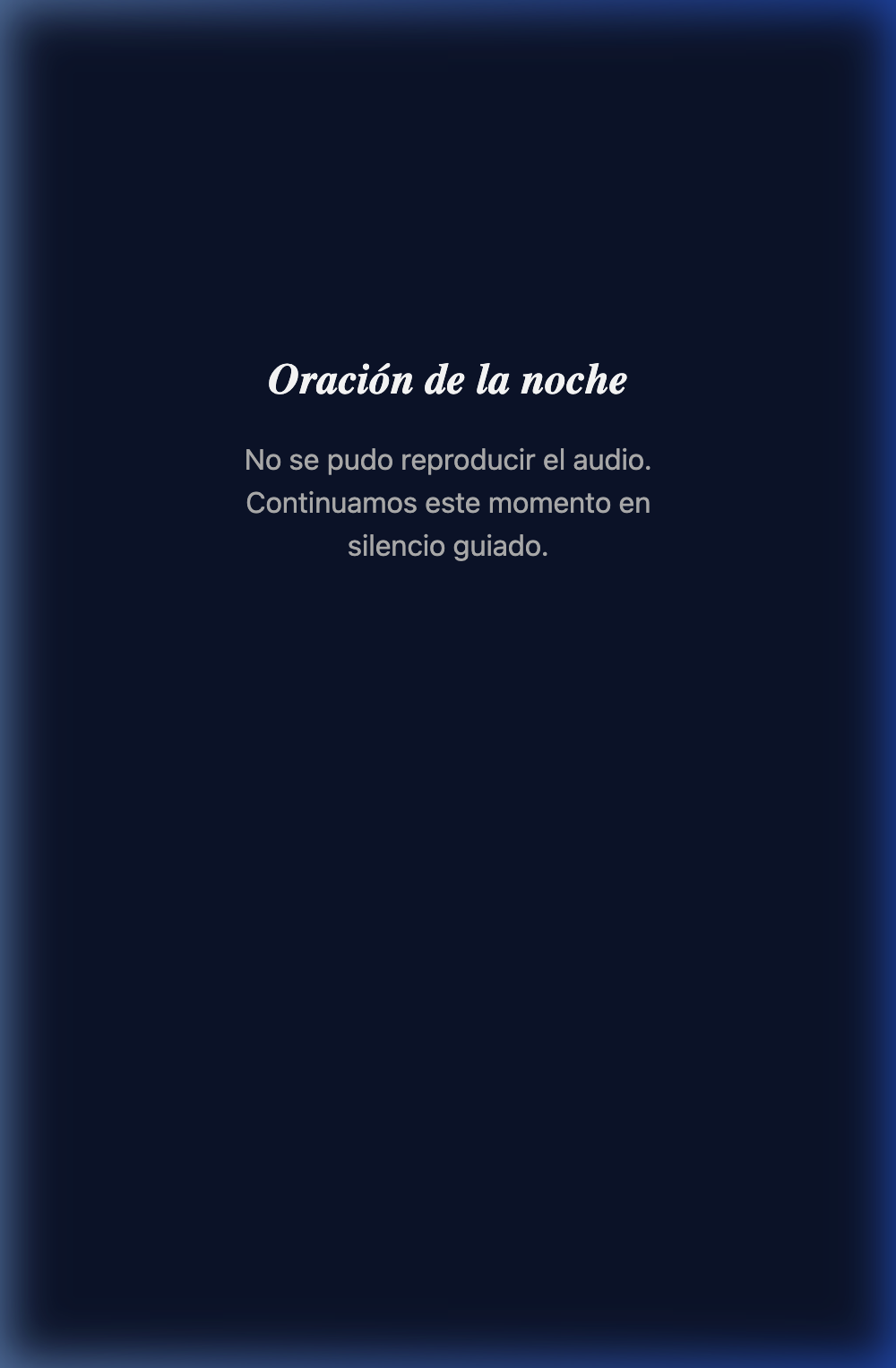 Biblioteca de oraciones en Jessya