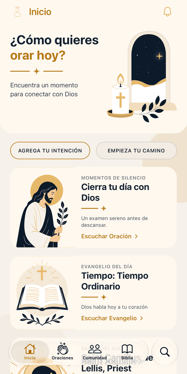 Plan diario en la app Jessya